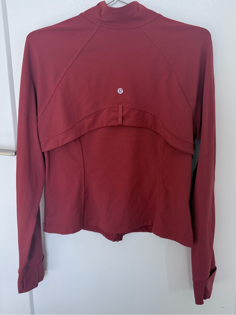 lululemon Nulu Cropped Define Jacket nulu in Cayenne size 14